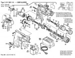 Bosch 0 601 921 968 Gsr 9,6 Ves Cordless Screw Driver 9.6 V / Eu Spare Parts